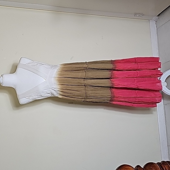 Area StarsSedona Colorblock Sleeveless Maxi Dress Size M - Picture 1 of 9